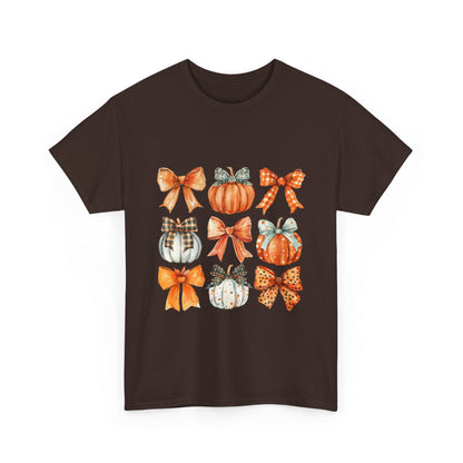 Pumpkin bow tee