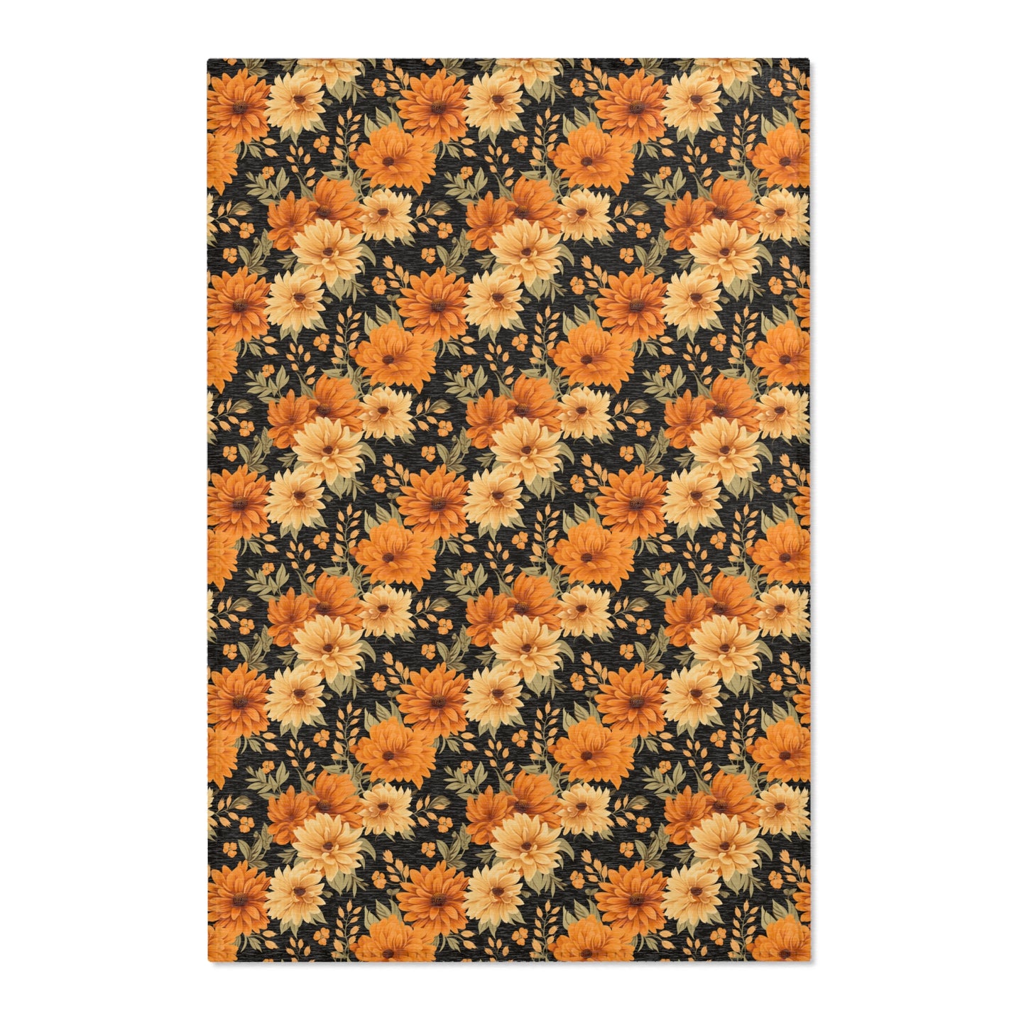 Fall floral Area Rugs