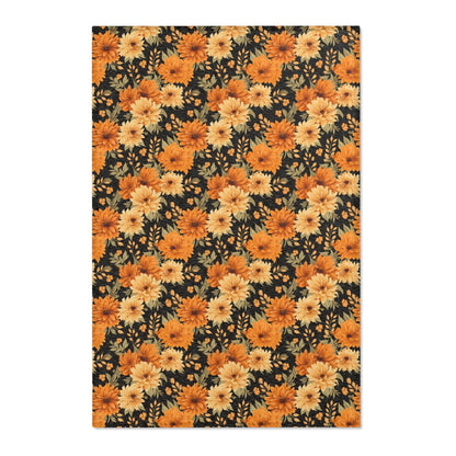 Fall floral Area Rugs