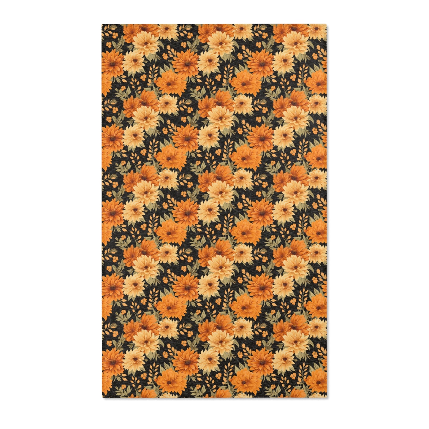 Fall floral Area Rugs