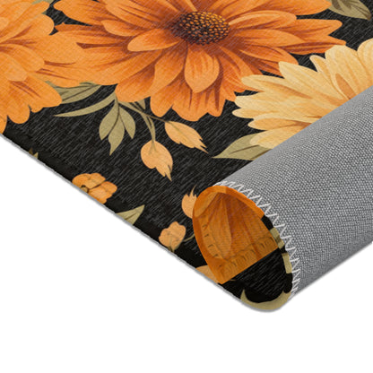 Fall floral Area Rugs