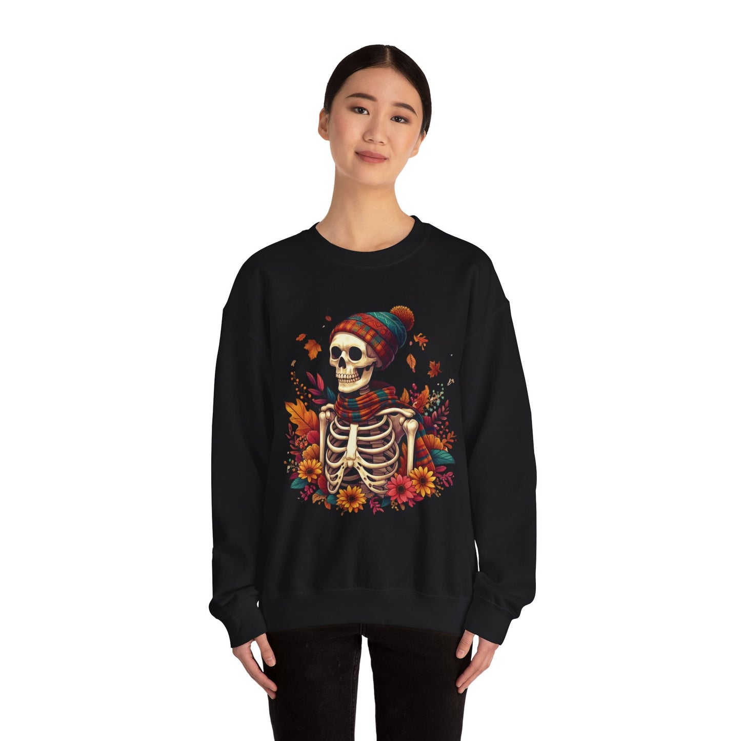 Fall skeleton Crewneck Sweatshirt