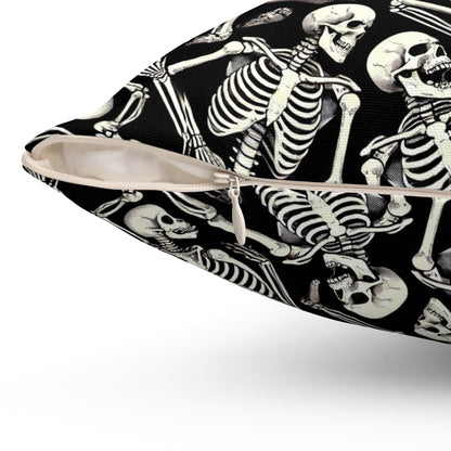 Sassy skeleton Square Pillow