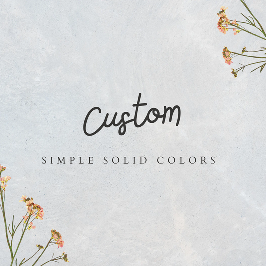 Custom soild color