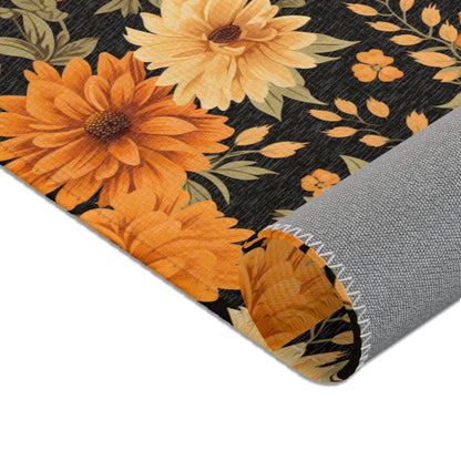 Fall floral Area Rugs