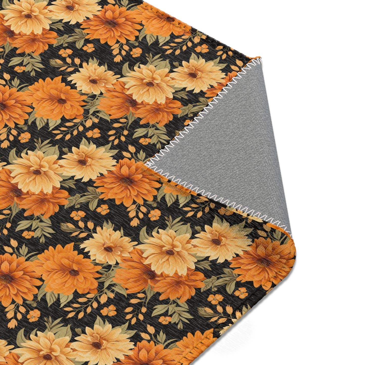 Fall floral Area Rugs