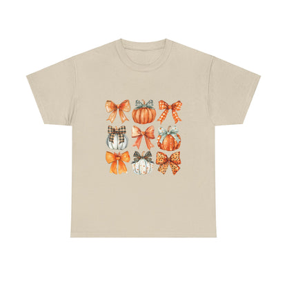 Pumpkin bow tee