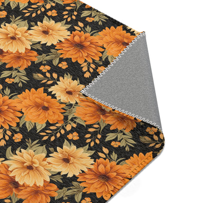 Fall floral Area Rugs