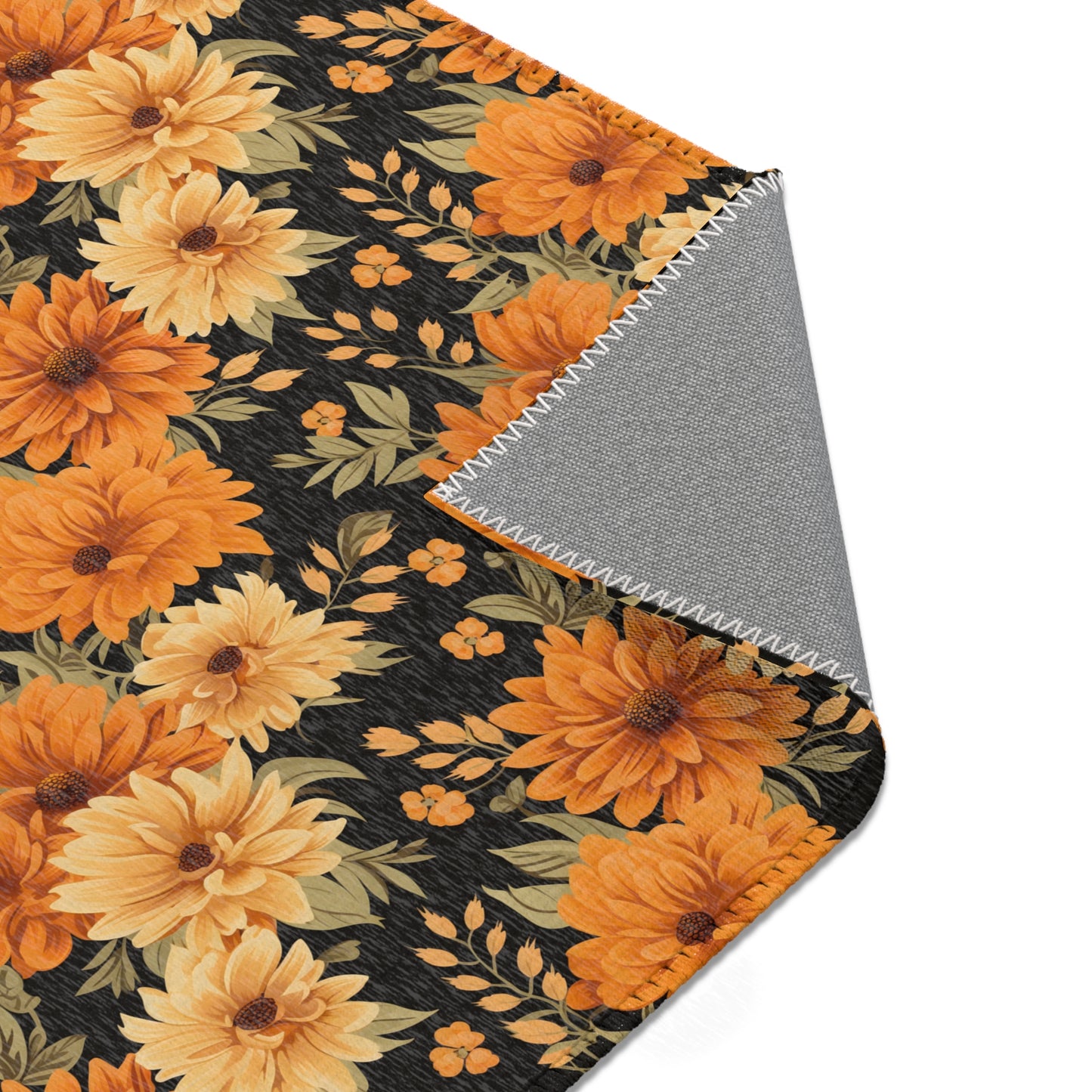 Fall floral Area Rugs