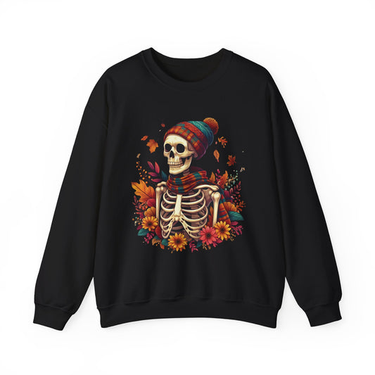 Fall skeleton Crewneck Sweatshirt