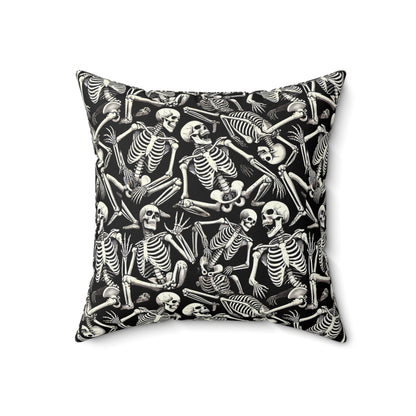 Sassy skeleton Square Pillow