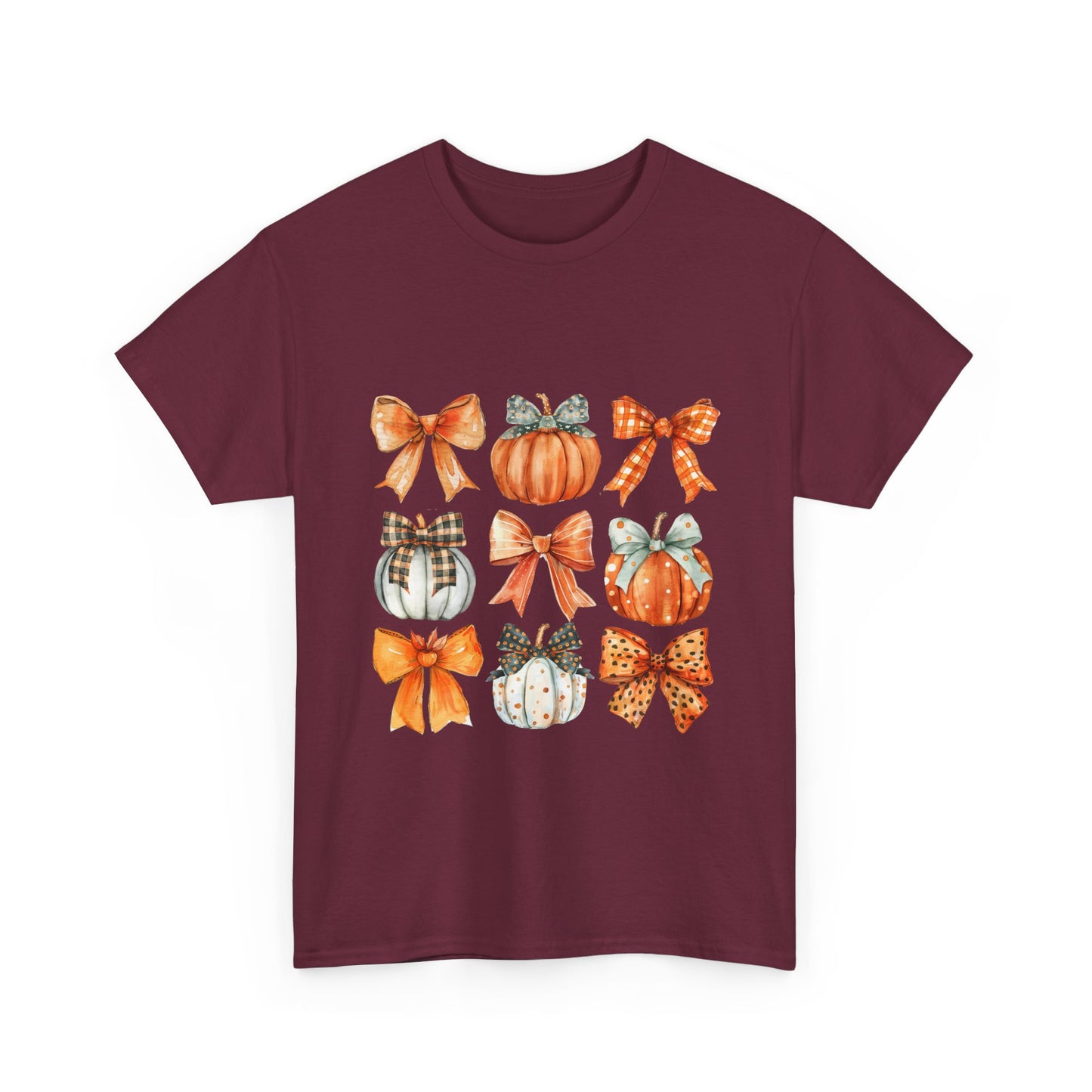 Pumpkin bow tee