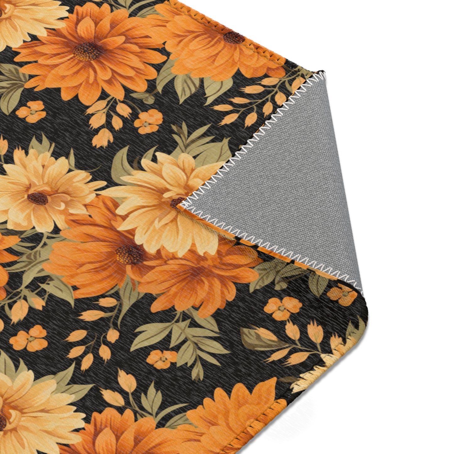 Fall floral Area Rugs