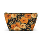 Fall floral Accessory Pouch w T-bottom