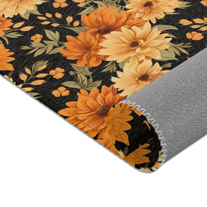 Fall floral Area Rugs