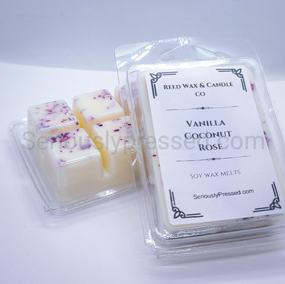 Vanilla Coconut Rose wax melts